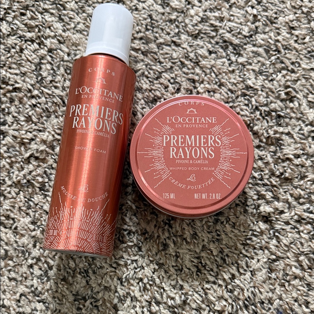 L'OCCITANE Premiers Rayons Shower Foam & Whipped Body Cream